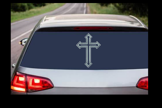 Chosen Cross "Chrome" Decal