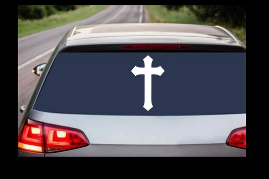 Chosen Cross Decal