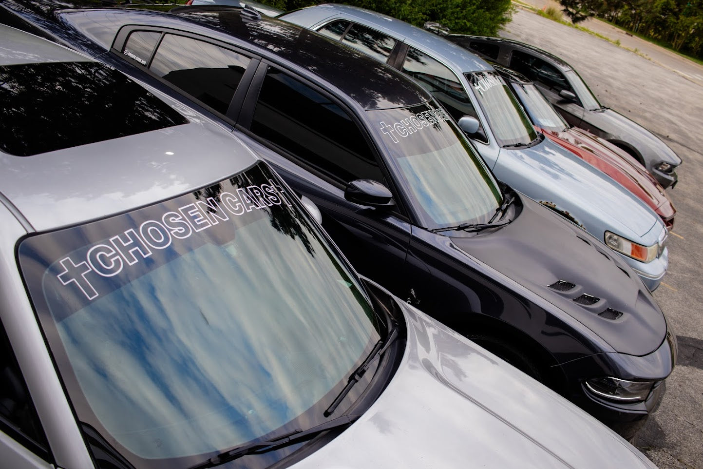 Chosen Cars Windshield Banner "Hollowed"