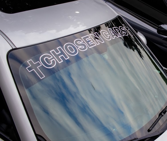 Chosen Cars Windshield Banner "Hollowed"