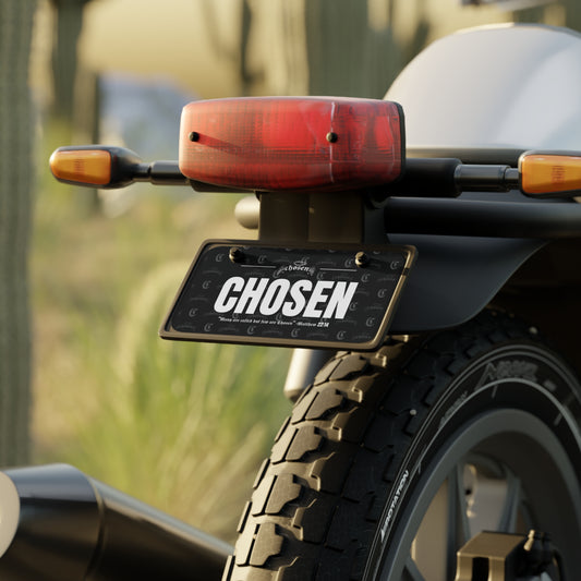 Chosen "Bike" Vanity Plate